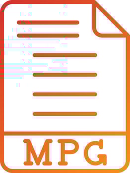 MPG Icon Style vector