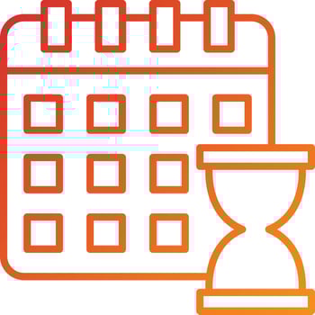 Deadline Icon Style vector