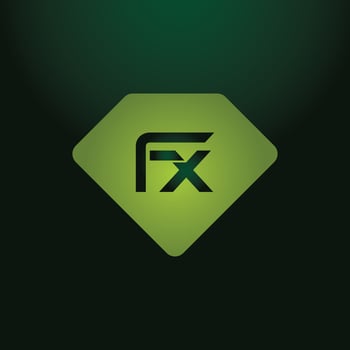 FX letter logo design on black background. FX creative initials letter logo concept. fx icon design. vector