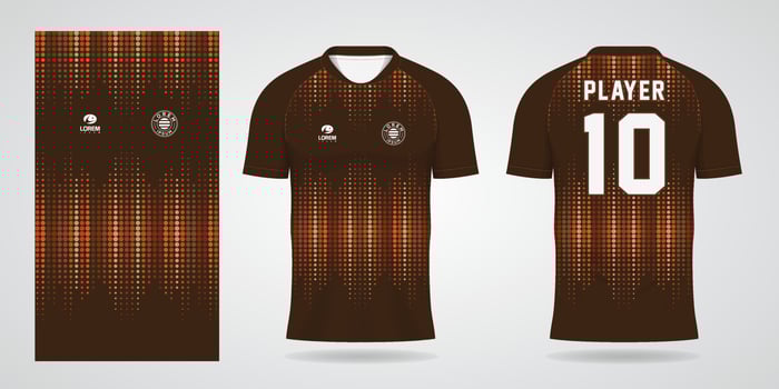 sports shirt jersey design template vector