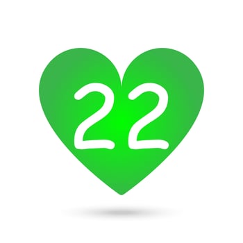 Earth Day. 22 April. Earth Day date in the calendar vector