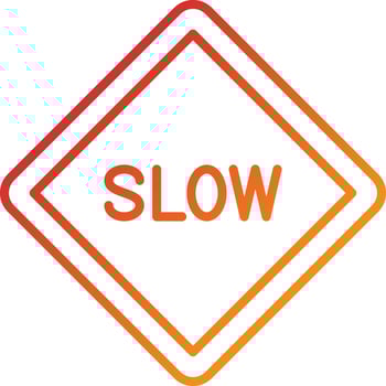 Slow Icon Style vector