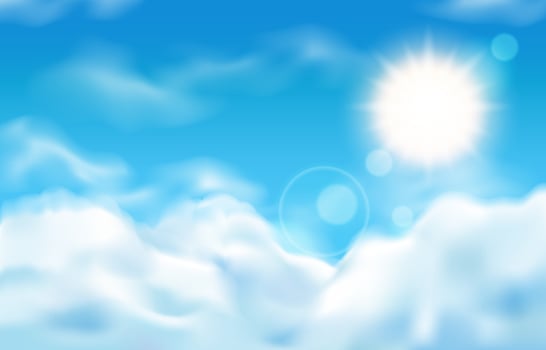 Blue Sky Background vector