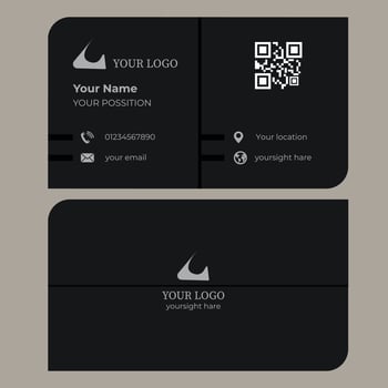 business card design template pro vector download