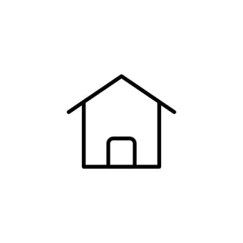House icon with outline style vector