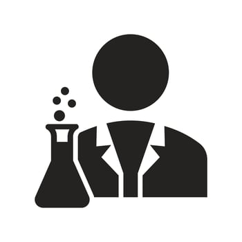 work character solid icon illustration. office workers, teachers, judges, police, artists, employees. vector