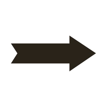 right black arrow design vector