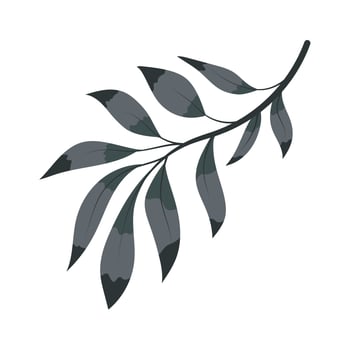 branch with leafs vector