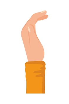 hand human up vector