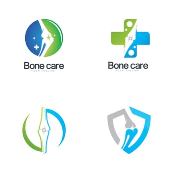 Bone care logo icon vector template