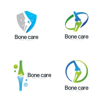Bone care logo icon vector template