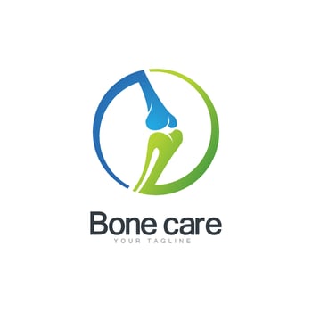 Bone care logo icon vector template