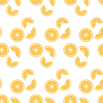 Orange Fruit Seamless Pattern Texture vector
