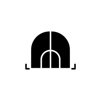 Camp, Tent, Camping, Travel Solid Icon Vector Illustration Logo Template. Suitable For Many Purposes.