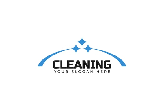Cleaning logo design vector