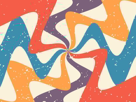 Retro Style Background With Grunge Texture vector