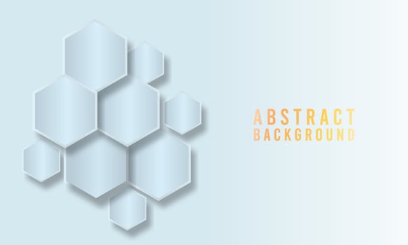 Abstract Geometric Shape Hexagon Background vector