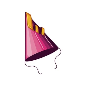 party hat flat icon vector
