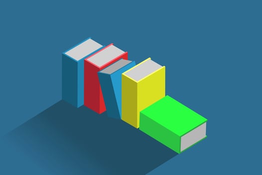 book 3d design illustration vector