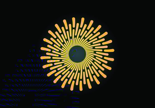 Abstract creative sun logo design, Summer Sun Logo, Sunburst icon sign symbol vector