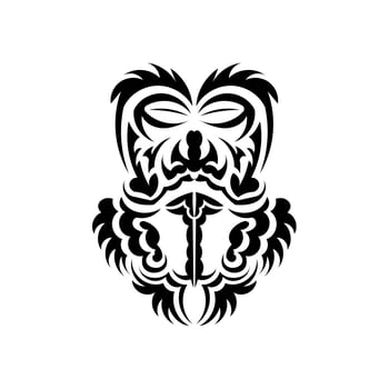 Tribal tattoo design with a sword vector