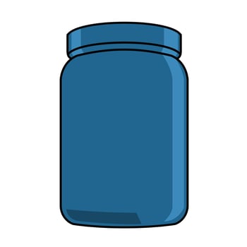 medicine plastic bottle template vector design