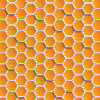Abstract Geometric Shape Hexagon Background vector