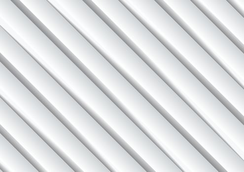 Abstract white stripes background texture with papercut style vector