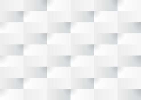 Abstract white and grey square background texture vector