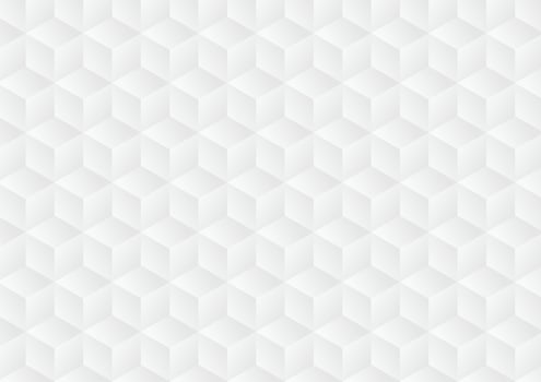 Abstract white and grey geometric background texture vector