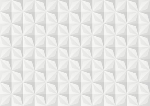 Abstract white and grey geometric background texture vector