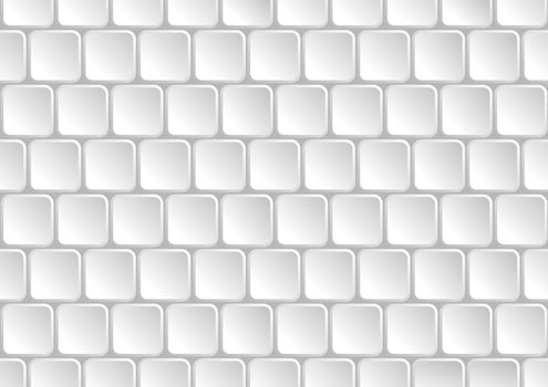 Abstract white and grey square background texture vector