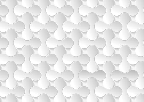 Abstract white and grey geometric background texture vector