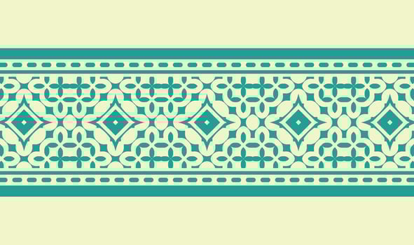 ornamental pattern border Design Template vector