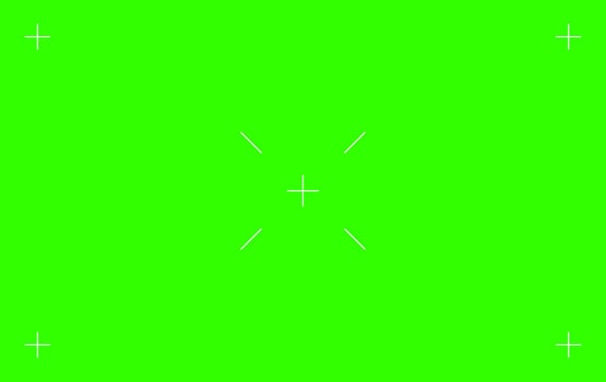 Green colored chroma key background screen flat style design vector illustration.