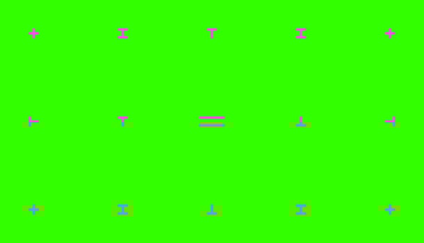 Green colored chroma key background screen flat style design vector illustration.
