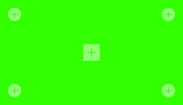 Green colored chroma key background screen flat style design vector illustration.