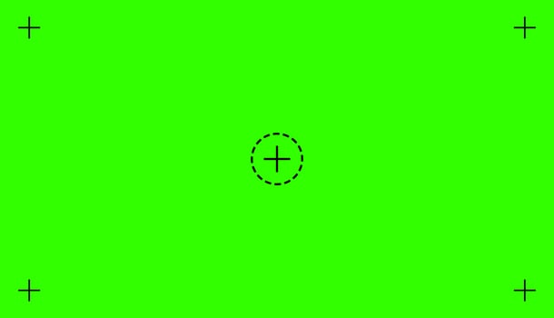 Green colored chroma key background screen flat style design vector illustration.