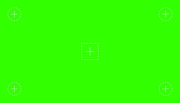 Green colored chroma key background screen flat style design vector illustration.