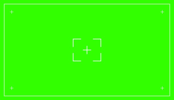 Green colored chroma key background screen flat style design vector illustration.