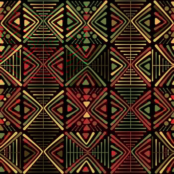 African Seamless Pattern Concept vector