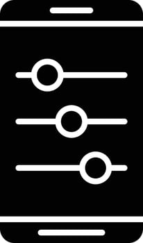 Sliders Icon Style vector