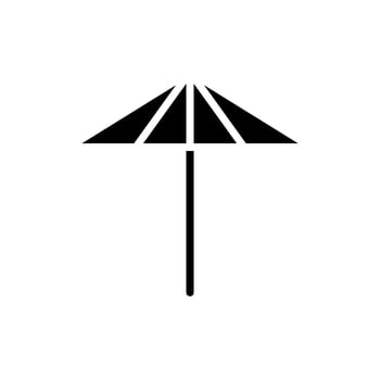 Umbrella, Weather, Protection Solid Icon Vector Illustration Logo Template. Suitable For Many Purposes.