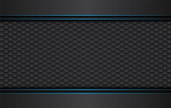 Black blue background. vector