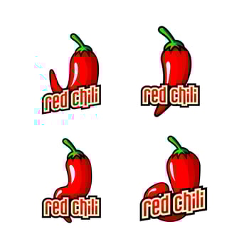 red chili design vector, cayenne pepper vector