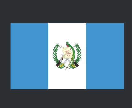Guatemala Flag National North America Emblem Symbol Icon Vector Illustration Abstract Design Element