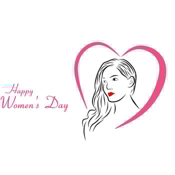 Vector happy Women's Day