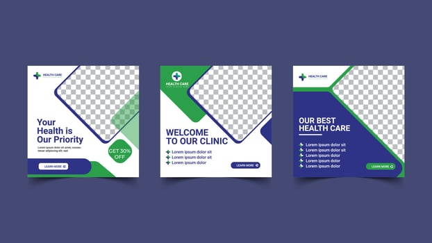 Social Media Post Template vector
