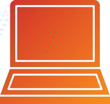 Laptop Icon Style vector