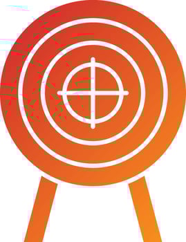 Target Icon Style vector